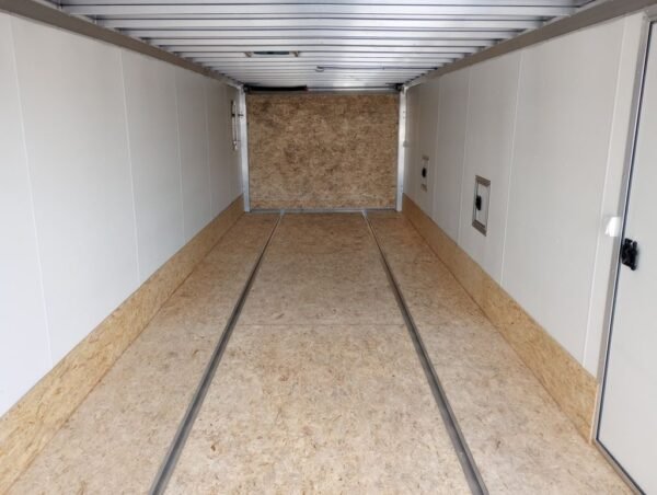 2024 mission trailers 101×24 aluminum 4/5 place drive in/out deckover w/galvanized pkg, canopy