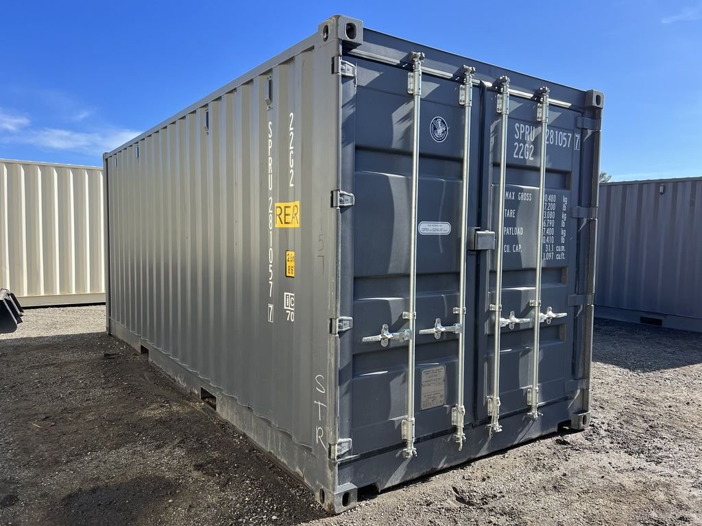 20ft shipping container standard height one trip open side