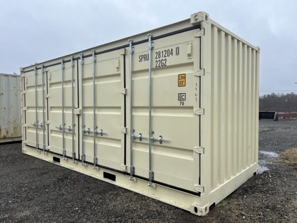 20ft shipping container standard height one trip open side