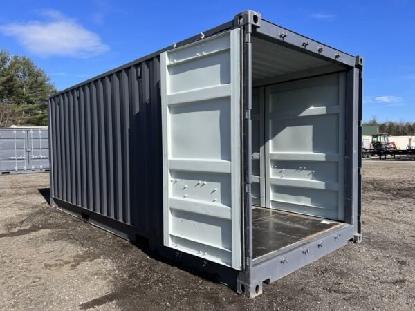 20' storage container one trip open side standard height