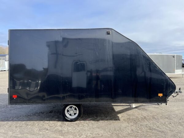 2021 mission trailers 101×12 aluminum 2 place crossover/hybrid w/blackout pkg