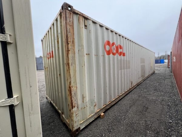 40ft storage container standard height cargo worthy used.