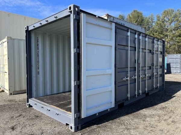 20' storage container one trip open side standard height
