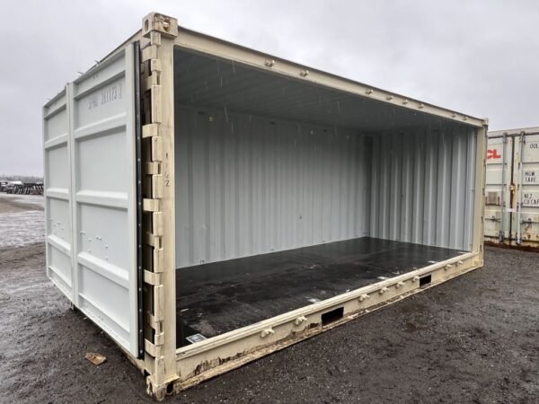 20ft storage container standard height open side