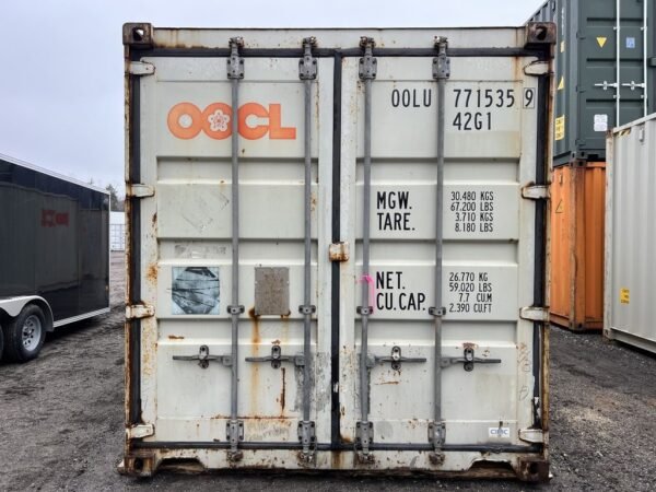 40f storage container standard height wind and water tight used