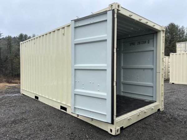 20ft shipping container standard height one trip open side