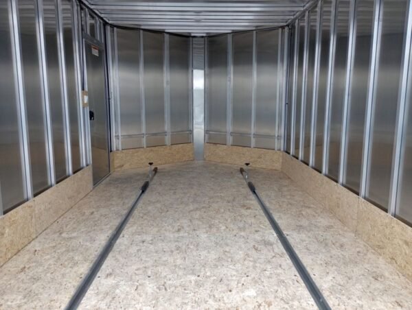 2024 mission trailers 101×12 aluminum 2 place crossover 3.0 w/side x side pkg, rear canopy