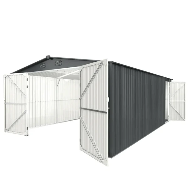 metal storage shed 13×20