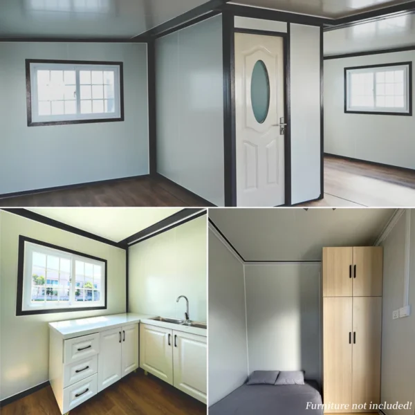 mobile expandable prefab house 13ft x 20ft