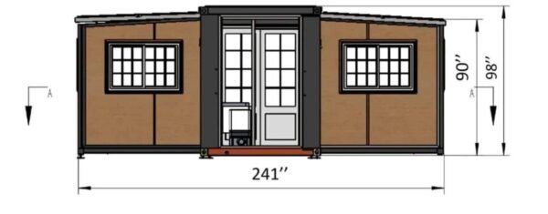mobile expandable prefab house