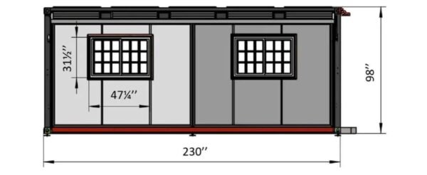 mobile expandable prefab house